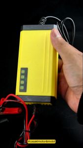 Charger Aki Motor 12V2A Intelejen: Alat Cas Accu Berkualitas