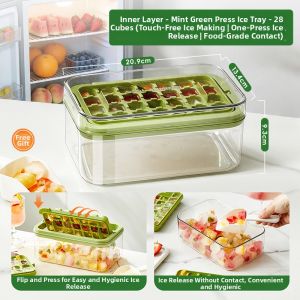 GIANXI | Flip Ice Cube Mold Ice Making Box