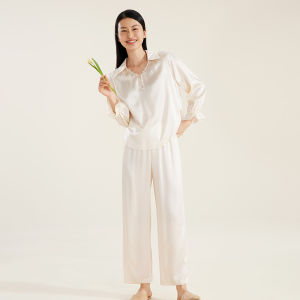 JINSANTA | 100 Silkworm Silk Spring and Summer Fashionable Loungewear and Outerwear