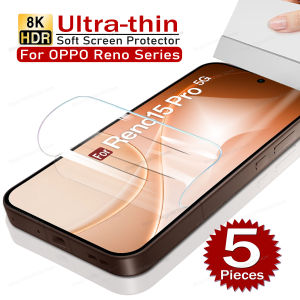 5Pcs Ultrathin Hydrogel Film For OPPO Reno 15 14 Pro 5G 11 12 13 F 10 Pro Plus 11F 12F 13F 14F 15F 15 FS Clear Screen Protector