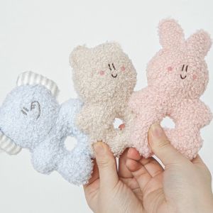 Ins New Korean Style Hand Shake Bell Biting Sound Pet Dog Rabbits Small Bear Plush Puppy Toy Sound Making Plush Toys for Dogs