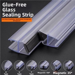 TEKANAI | Waterproof Thick Seal Strip Magnet Strip for Shower Door
