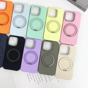 szhaiyu | Phone Case For Magsafe For iPhone 18 17 16 Pro Max Plus 15 14 13 12 With 360° Ring Holder Lens Protection Shockproof Cover Funda
