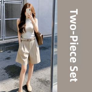 Ge·an·fei | Korean Style OOTD New Vest Top Shorts Set
