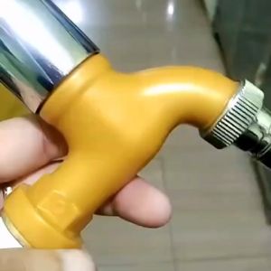 Keran Air Tembok ABS Kran Taman Mesin Cuci Tahan Korosi Termurah 1/2 - ORANGE