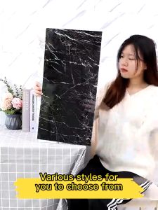 Paket 10 Lembar - Wallpaper Foam Vinyl Marble 30 x 60 cm 03cm Vinyl Marbel Granit