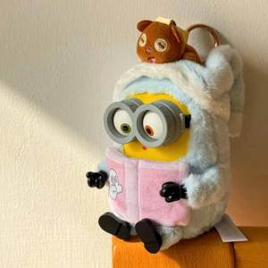 52TOYS | 52TOYS Minions Bob & Tim Better Together Blind Box Full Set 6 Styles Plush Pendant Keychain Cartoon Collectible Toy Gift*