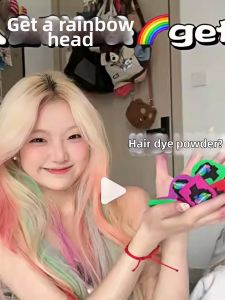 Bột Tóc Tạm Thời cho cosplay Dễ Sử Dụng