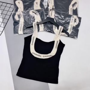 Áo Hai Dây Nữ Viền Trắng Có In Chữ - LCXA190