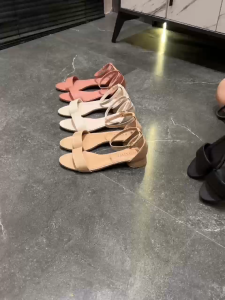 TYK 807-10 ABSTRACT CLASSY AFFORDABLE SANDAL FOR WOMEN WITH 1 INCH HEELS