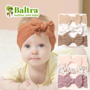 Baltra 3Pcs/set Bow Baby Headbands Solid Color Girl Hair Accessories Cute Girls Princess Bow Newborn Gift