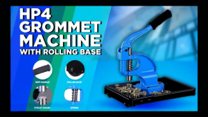 PSD - HP4 Grommet Machine 10mm Flower Mold with Rolling Stand for Single Eyelet 10mm