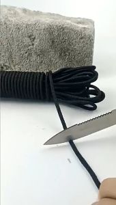 Heavy Duty Rope 10/20/30/50/100M Paracord 5/6/8/10mm Black Nylon Clothesline Lifting Safety Rope Outdoor Multi-Function Braided Parasol Rope