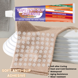 Anti-Slip Glue Multi-Use Waterproof for Socks Carpets Bath Mats Gloves Fabrics Appliances Strong Grip Long-Lasting Adhesive