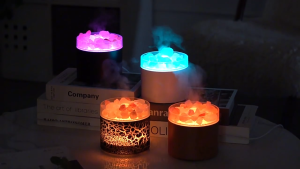 เครื่องอโรม่า คริสตันเกลือสีชมพู เครื่องพ่นอโรม่า เครื่องทำความชื้น เพิ่มความชื้นในห้อง aroma diffuser humidifier C04