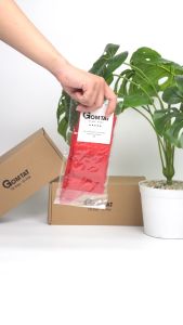 Vớ cổ cao nam đi giày tây GOMTAT mẫu gân chìm màu đỏ chất liệu cotton cao cấp hút ẩm thoáng khí - GOM-TAYGANCHIM-DO