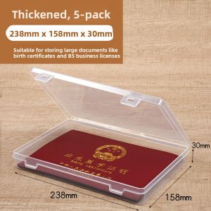 Good | Transparent Plastic Document Organizer File Folder Storage Box