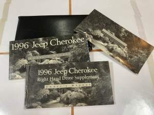 JEEP CHEROKEE 1996-1997 คู่มือการใช้งานภาษาอังกฤษ ของแท้ พร้อมซองหนัง