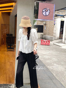 Fashion High-Class French Design High-Waisted Trousers
