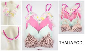 Bra Wanita Tanpa Kawat THALIA SODI Busa Tipis Full Cup Bahan Lembut Pakaian Dalam / Underwear TS953