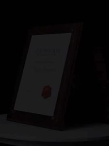 Certificate & Award Display Frame
