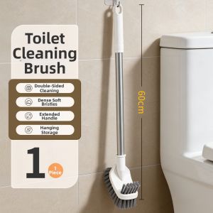 No-Dead-Zone Hangable No-Drilling Toilet Brush