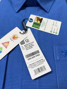 (8P0037)Áo so mi viettien dài tay (Regular fit )( hơi ôm )