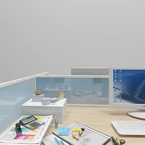 Office File Document Holder Tray Stationery Box Desk Storage Rack Desktop Paper Organizer Rak Kertas