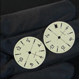 CHRONFAN Super Green Lume Pilot Watch Dial Face 285mm Phụ Kiện C3 Đầy Đủ Tương Thích Với Các Bộ Máy NH35 NH34 NH36 Miyota 8215 ETA2824