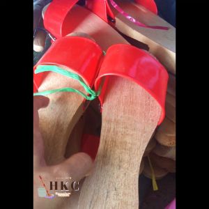High Quality Kasut Terompah Kayu Tradisional Kasut Wedding Shoes Wood Shoe Kasut Kayu