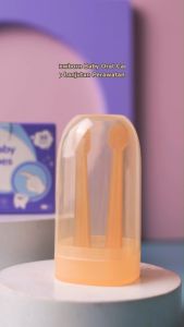 COCONI Baby Oral Care: Pembersih Mulut Bayi Silikon Set Sikat Lidah & Gigi