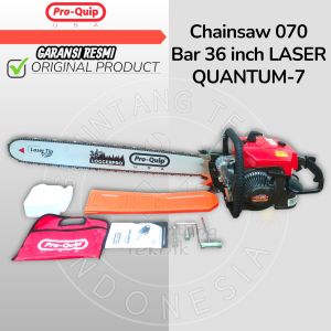 Mesin Senso Besar 070 Bar Baja 36 inch Merk PRO-QUIP ORIGINAL QUANTUM7 / Mesin Chainsaw 070 Bar Baja 36 inch Terbaik / Mesin Gergaji Kayu 070 Bar Baja 36 Inch