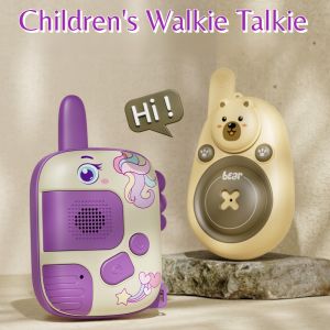 Wireless Smart Intercom Childrens Min Intercomunicador Rechargeable Outdoor Remote Long-Distance InterphoneWalkie Talkie Toys 2-pack 儿童对讲机