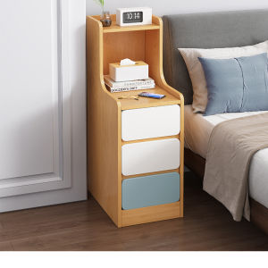 Sleek Modern Multi-functional Bedside Storage Cabinet