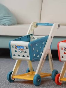 [SG Stock] Shopping Cart Toy 26pcs Kids Baby Children Trolley Game Market Toys Pretend Toys Children Birthday Gift