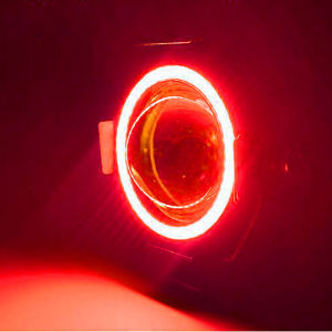 KEVANLY | 2pcs Motorcycle Mini U7 Angel Eye Headlights LED Spotlight Low Beam for Pickup Truck Scooter Additional Headlights Driving Light