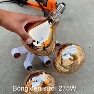 01 Bóng đèn sưởi 275W màu vàng đui xoáy E27