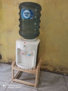 Rak penyimpanan Dispenser air galon meja rice coker meja kompor serbaguna dapur murah