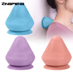 Adsorption Type Fascia Ball Massage Cone Plantar Lumbar Back Shoulder And Neck Whole Body Meridian Points Silicone Fascia Ball