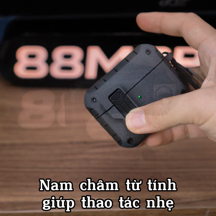 Vỏ Ốp Case AirPod EdgeLock Nam Châm Từ Tính, Chống Sốc, Giá Đỡ Điện ...