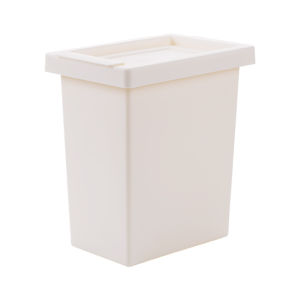 Nordic Style Covered Trash Can for Living Room Toilet Bathroom Kitchen Bedroom Storage Bucket Simple Paper Basket Waste Bin
