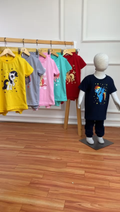 Set Pajamas Little Pony - Setelan Baju Tidur Anak Perempuan Little Pony 2-8 Tahun