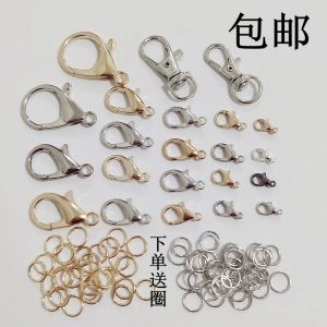 Stainless Steel Alloy Lobster Mask Aromatherapy Pendant Buckle DIY Handmade Accessories Necklace Bag Connection Material