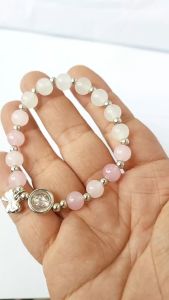 Vòng tay chuổi hạt / Lắc Tay chuỗi hạt Acrylic - PINK CLOUD Kaka