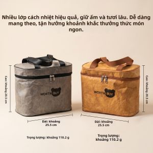 WODEBAIHUI | Túi Đựng Đồ Cách Nhiệt