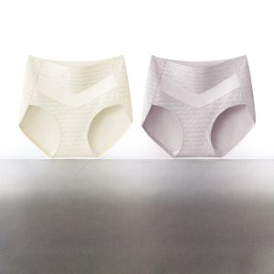 MiiOW | Quần lót tam giác cotton nguyên chất cho nữ cạp cao kháng khuẩn thoáng khí không đường may quần lót thoải mái mùa hè 2025