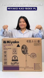 Miyako Kipas Angin Stand Fan 16 inch 50 Watt KAS 1606 XPL - KB