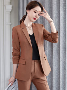 RYRYSTYLE Autumn/Winter New Fashion and Temperament Suit Womens Professional Set Elegant Small Suit Skilled Work Dress Business Dress