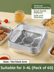 TAFUMAN | Air Fryer Oven Aluminum Foil Bowls
