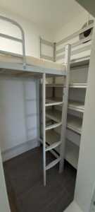 Loft bed customize with shelf /mattress customize /bomb shelter loft bed /helper loft bed
